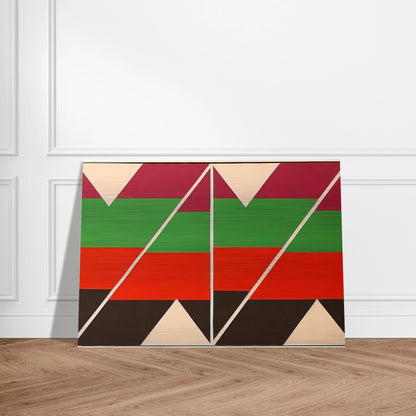 Scissors Jack - 1974 - Larry Zox Brushed Aluminum Print - 70x100 cm / 28x40 inches | Larry Zox Aluminum Print | Larry Zox Prints