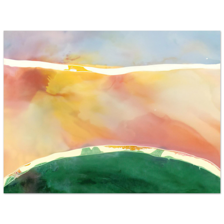 Ronnie Landfield - Bay Breeze - 1969  75x100 cm / 30x40inches Fine Art Poster