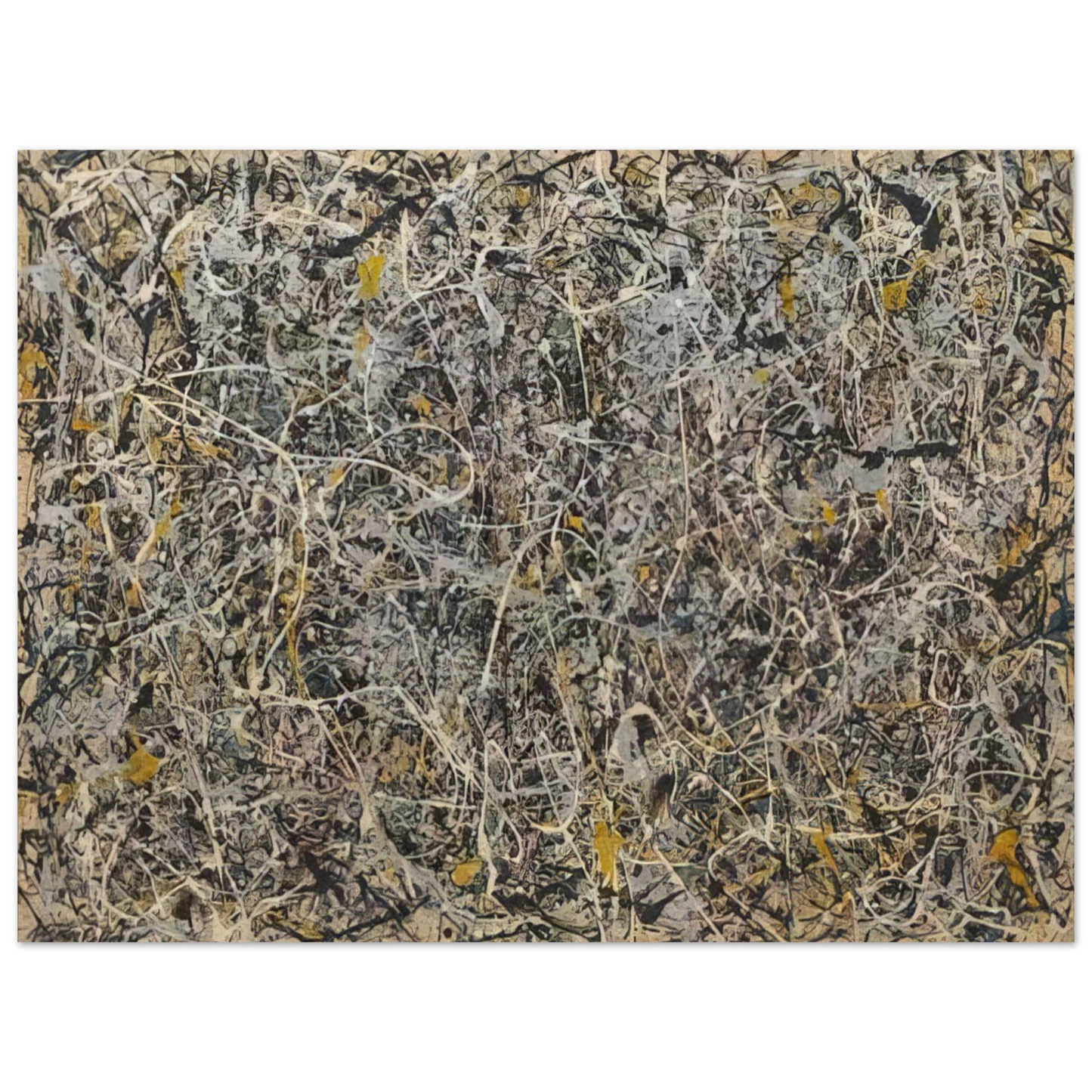 Jackson Pollock - NUMBER 1  75x100 cm / 30x40inches Fine Art Poster