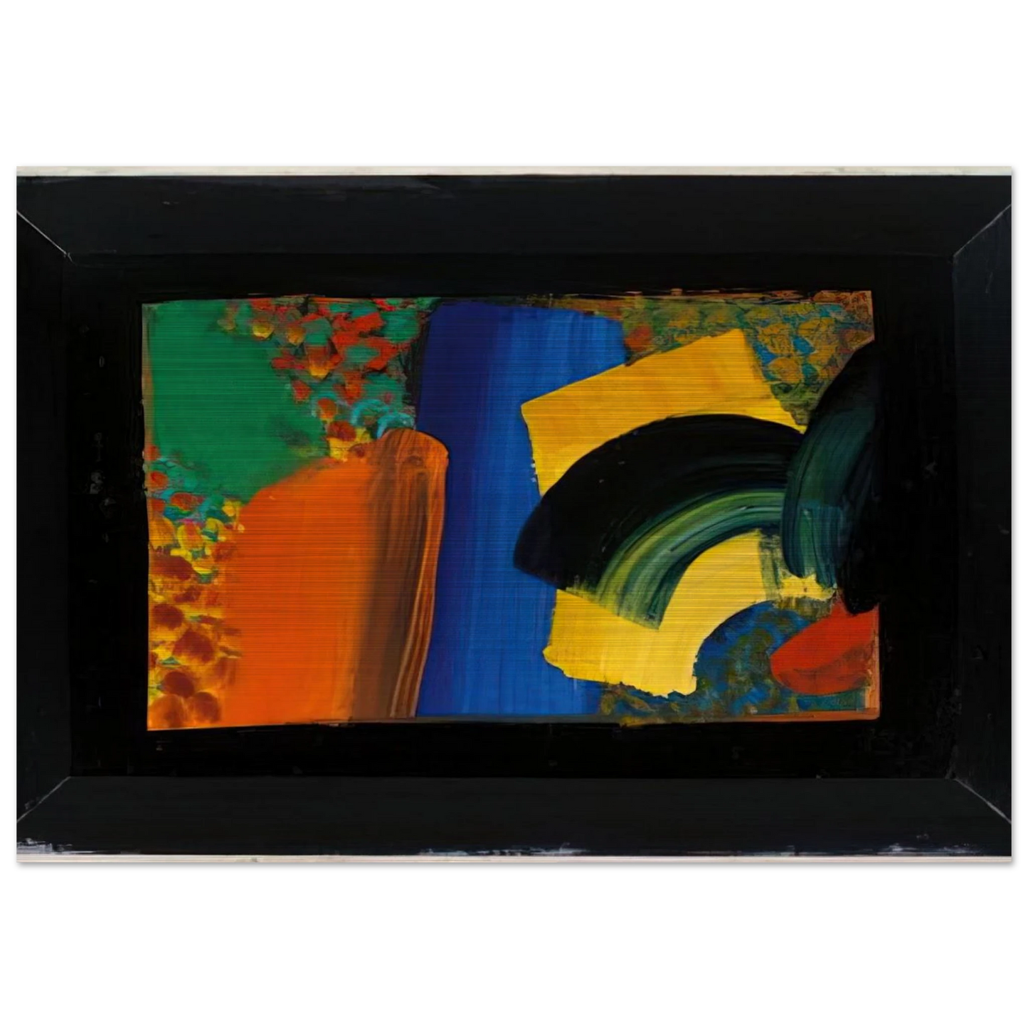 Patrick Caulfield in Italy - 1992 - Howard Hodgkin Brushed Aluminum Print - 70x100 cm / 28x40 inches | Howard Hodgkin Aluminum Print | Howard Hodgkin Prints