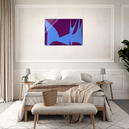 Magical Space Forms - 1951 - Lorser Feitelson Acrylic Print - 70x100 cm / 28x40″ inches