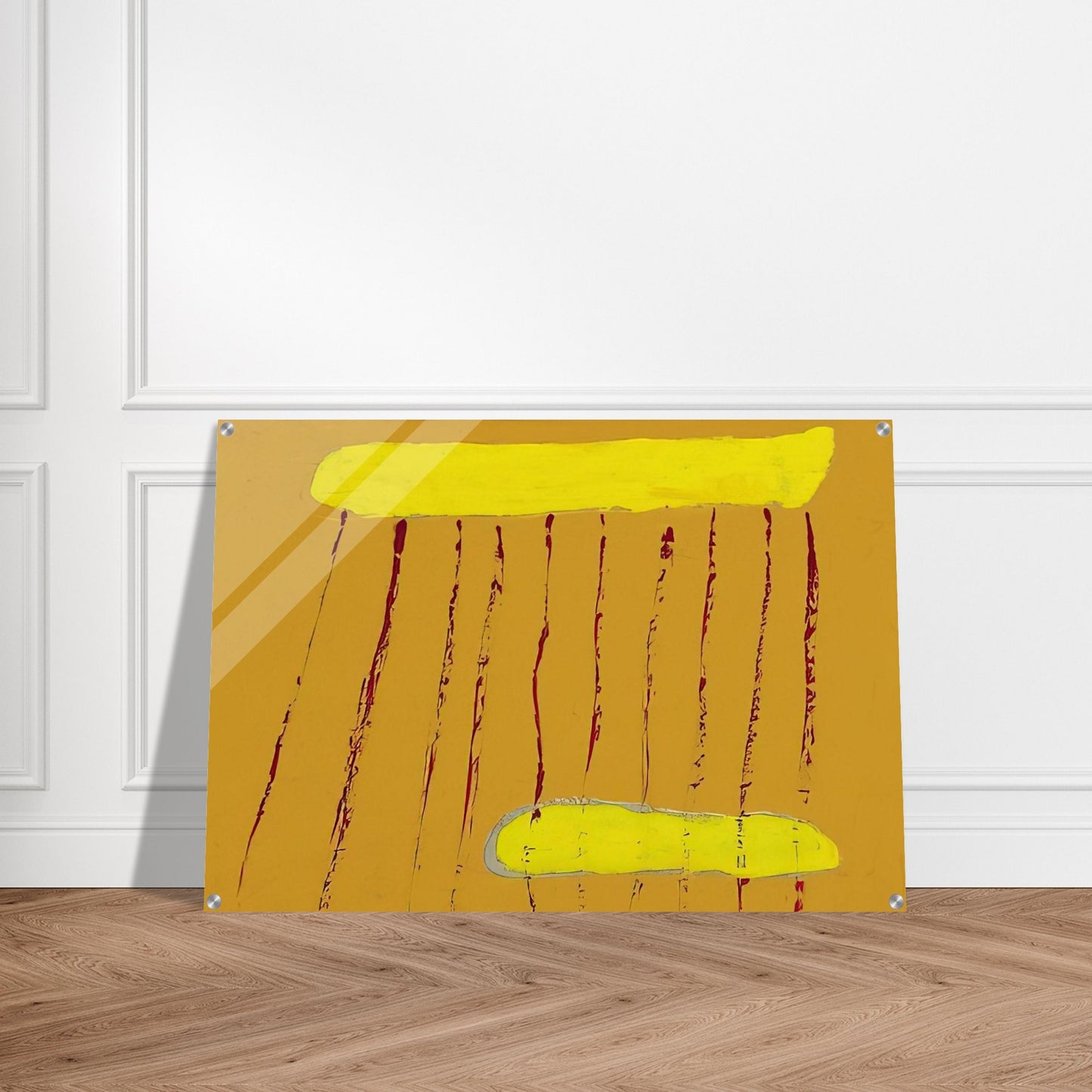 Red Rain - 1967 - Forrest Bess Acrylic Print - 70x100 cm / 28x40″ inches