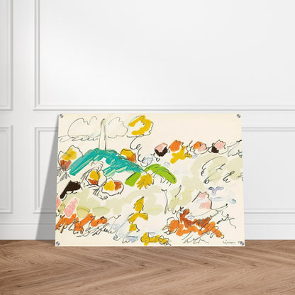 Paysage de mer - 1950 - Charles Lapicque Acrylic Print - 70x100 cm / 28x40″ inches