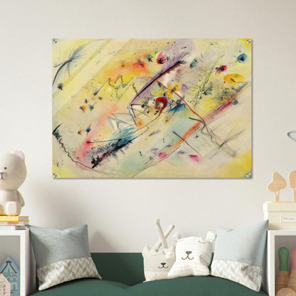 BRIGHT PICTURE 1913 - Wassily Kandinsky Acrylic Print - 70x100 cm / 28x40″ inches | Wassily Kandinsky Wall Art | Wassily Kandinsky Prints