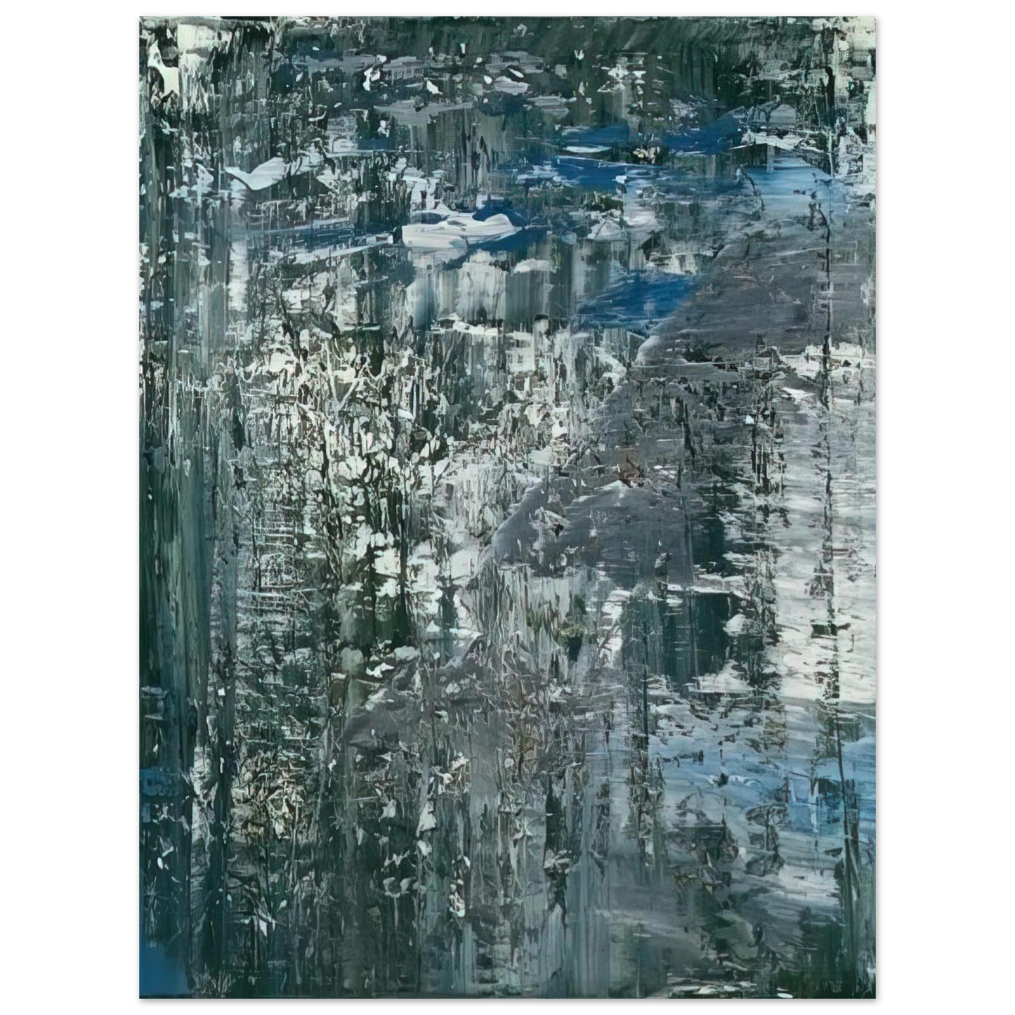 Gerhard Richter - ICE 4  75x100 cm / 30x40inches Fine Art Poster