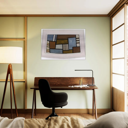 Mad II - 1945 - Carmelo Arden Quin Brushed Aluminum Print - 70x100 cm / 28x40 inches | Carmelo Arden Quin Aluminum Print | Carmelo Arden Quin Prints