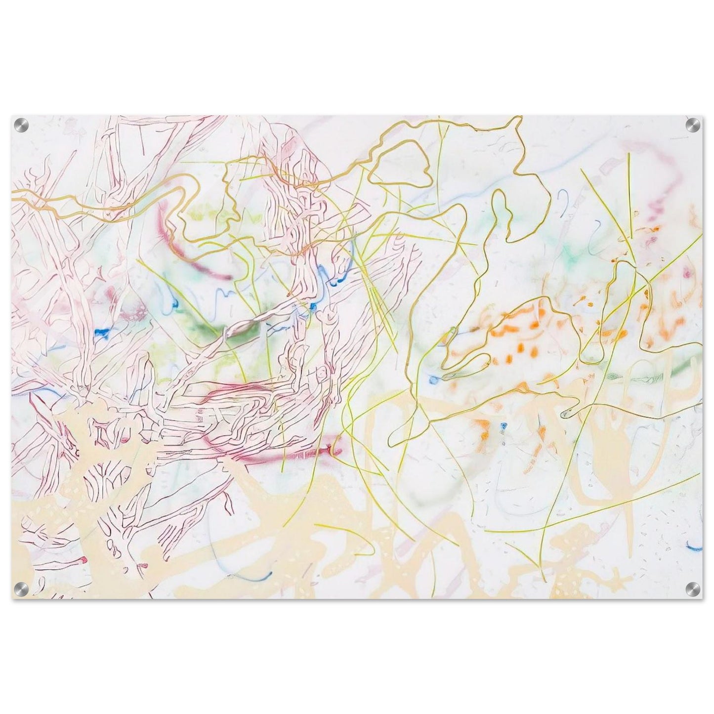 Polytropos - 1982 - Nancy Graves Acrylic Print - 70x100 cm / 28x40″ inches