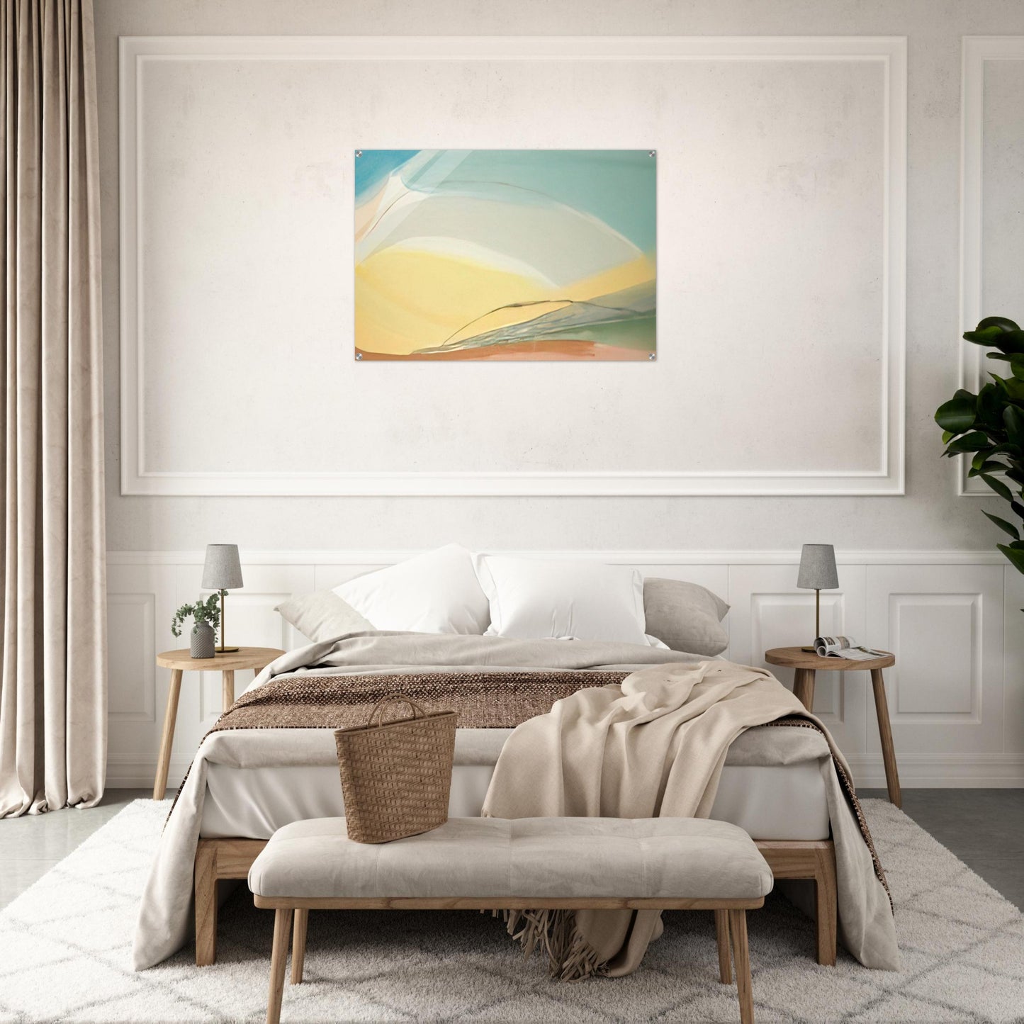 Untitled - 1976 - Larry Zox Acrylic Print - 70x100 cm / 28x40″ inches | Larry Zox Wall Art | Larry Zox Prints