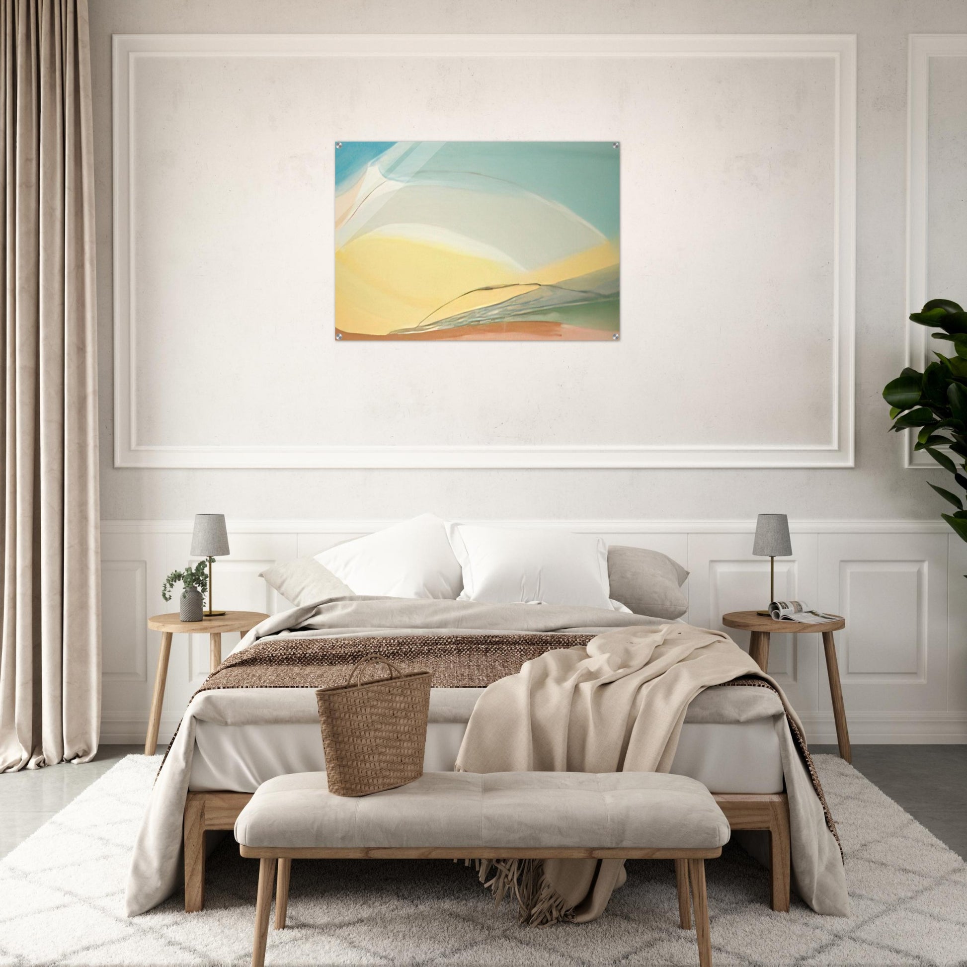 Untitled - 1976 - Larry Zox Acrylic Print - 70x100 cm / 28x40″ inches | Larry Zox Wall Art | Larry Zox Prints