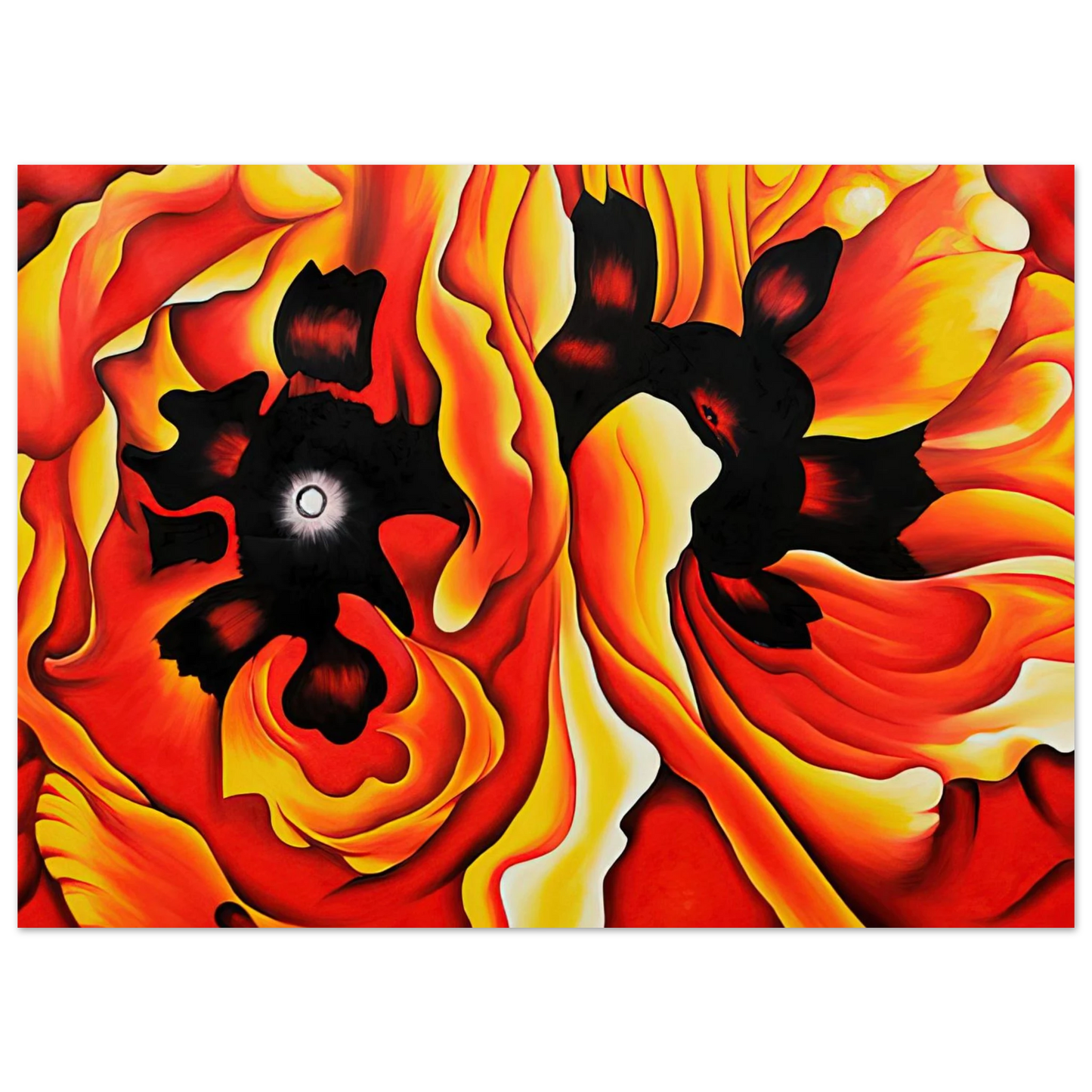 Georgia O'Keeffe - Oriental Poppies II Fine Art Poster