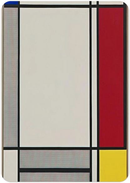 NON OBJECTIVE I 1964 By Roy Lichtenstein Pack of 10 Post Cards | Roy Lichtenstein Post Cards | A6 (10.5 x 14.8 cm) - 4.1 x 5.8 inches