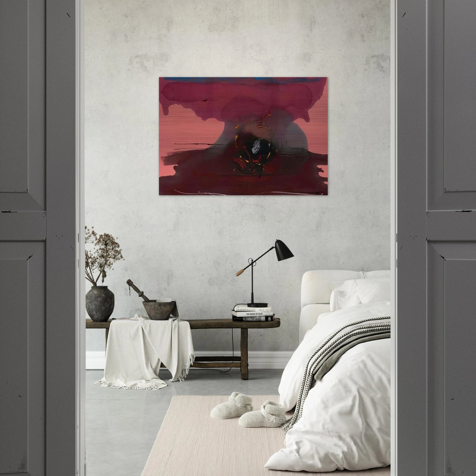 Harbinger - 1986 - Helen Frankenthaler Brushed Aluminum Print - 70x100 cm / 28x40 inches | Helen Frankenthaler Aluminum Print | Helen Frankenthaler Prints