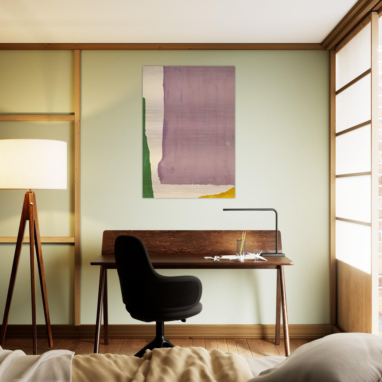 Mauve District, 1966- - Helen Frankenthaler Brushed Aluminum Print - 70x100 cm / 28x40 inches | Helen Frankenthaler Aluminum Print | Helen Frankenthaler Prints