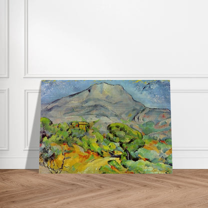 Road near Mont Sainte-Victoire - Paul Cézanne Brushed Aluminum Print - 70x100 cm / 28x40 inches | Paul Cézanne Aluminum Print | Paul Cézanne Prints