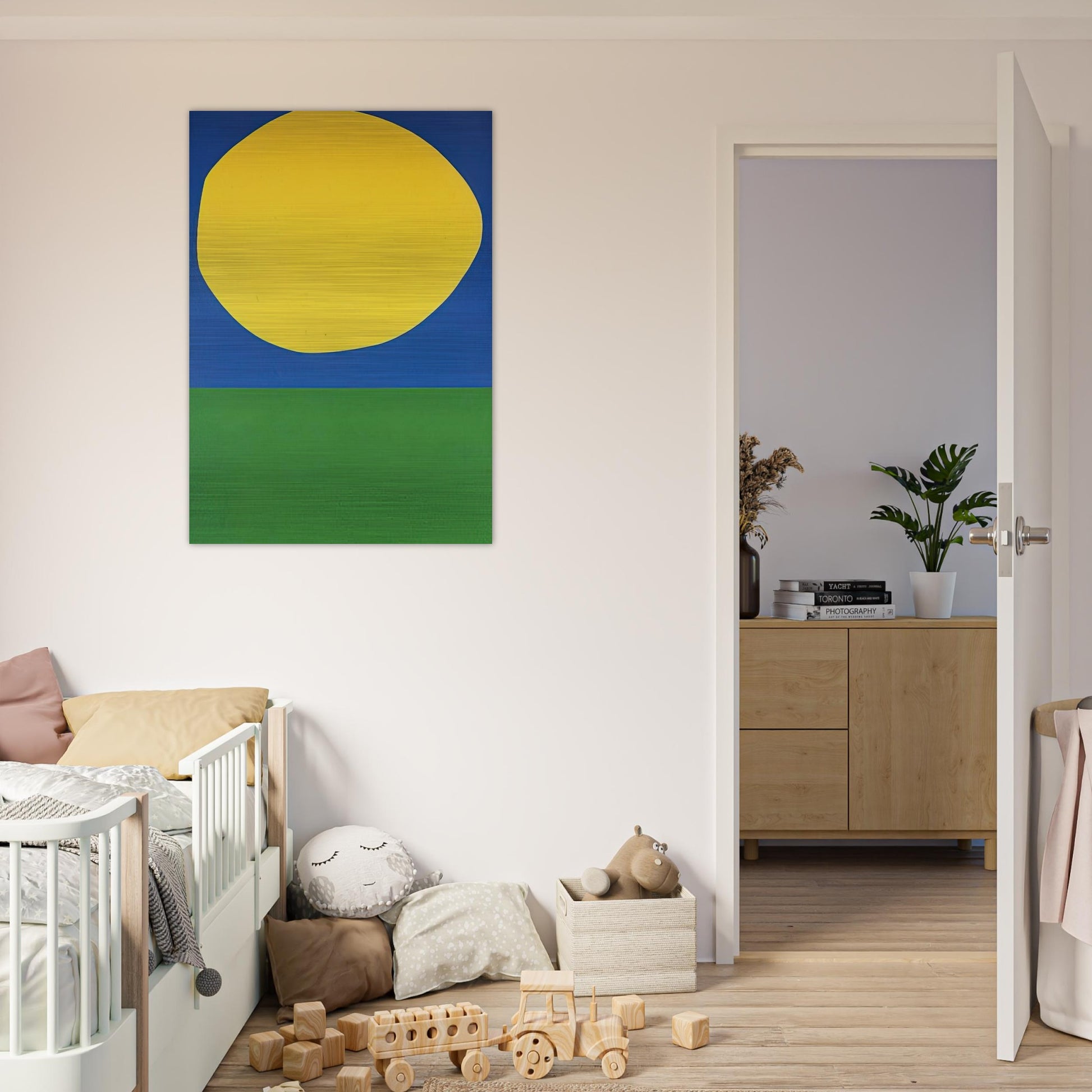 High Yellow - Ellsworth Kelly Brushed Aluminum Print - 70x100 cm / 28x40 inches | Ellsworth Kelly Aluminum Print | Ellsworth Kelly Prints