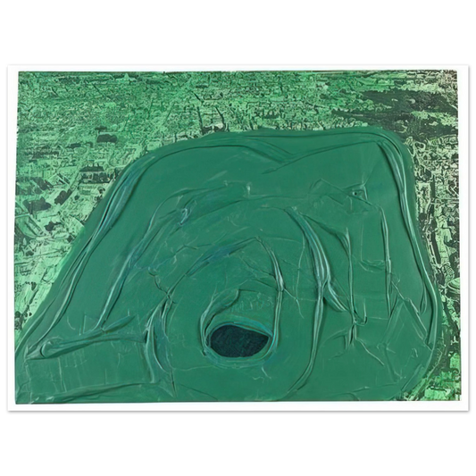 Dieter Roth - Postcard Hyde Park - 1969  75x100 cm / 30x40inches Fine Art Poster