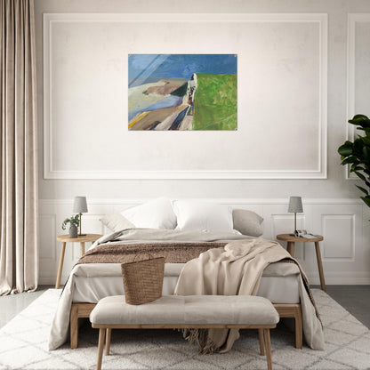 Seawall - Richard Diebenkorn Acrylic Print - 70x100 cm / 28x40″ inches