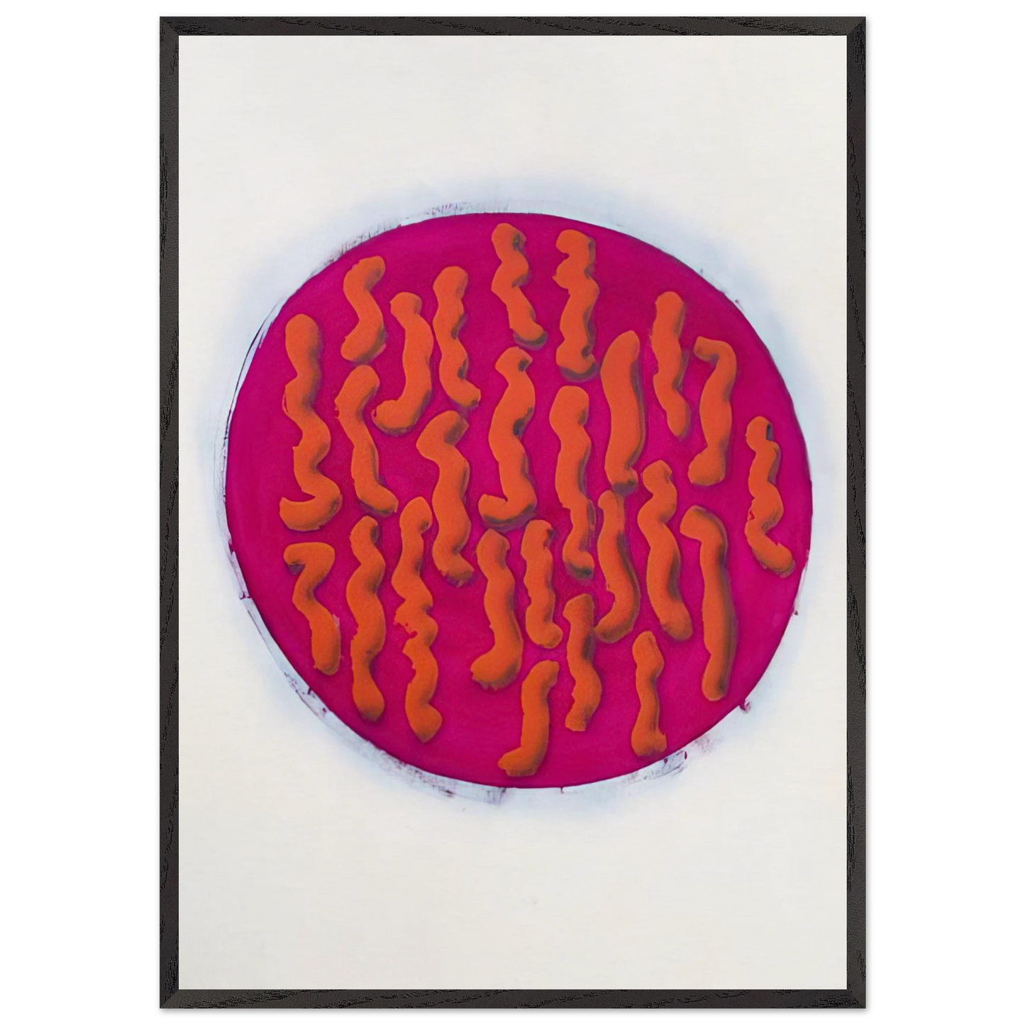 Untitled Sunset Series 32  - 1965 - John Altoon 70x100 cm / 28x40 inches Framed Art Print – Black Wooden Frame