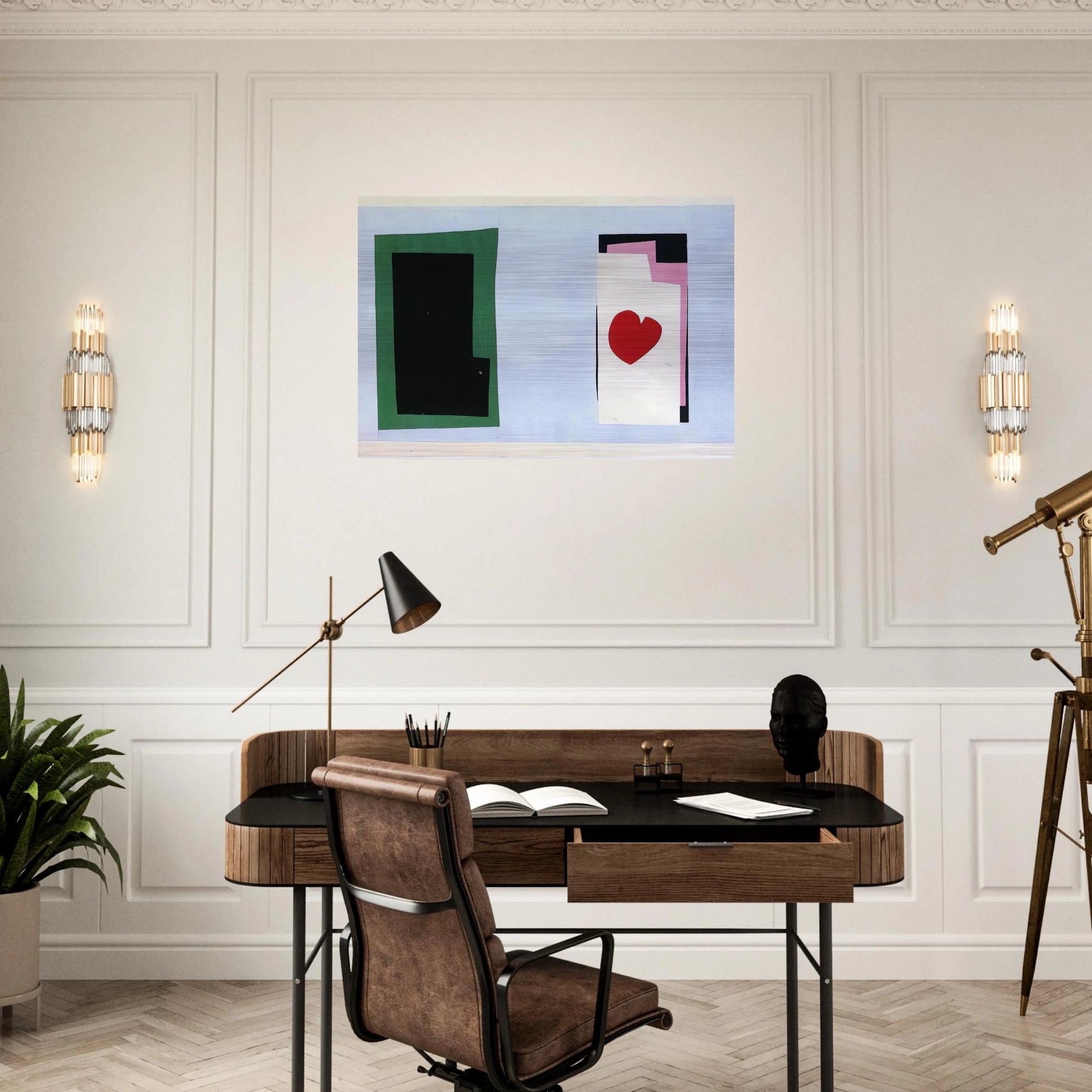 CUT OUTS 2 - Henri Matisse Brushed Aluminum Print - 70x100 cm / 28x40 inches | Henri Matisse Aluminum Print | Henri Matisse Prints