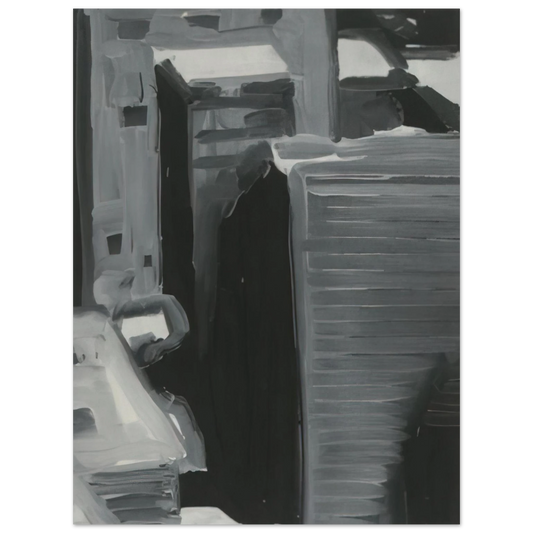 Gerhard Richter - TOWNSCAPE 1968  75x100 cm / 30x40inches Fine Art Poster
