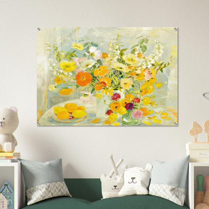 Flower Composition - Post-Impressionism - Le Pho Acrylic Print - 70x100 cm / 28x40″ inches