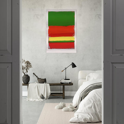 Untitled from the Shapes of Colour - 1978 - Patrick Heron Brushed Aluminum Print - 70x100 cm / 28x40 inches | Patrick Heron Aluminum Print | Patrick Heron Prints