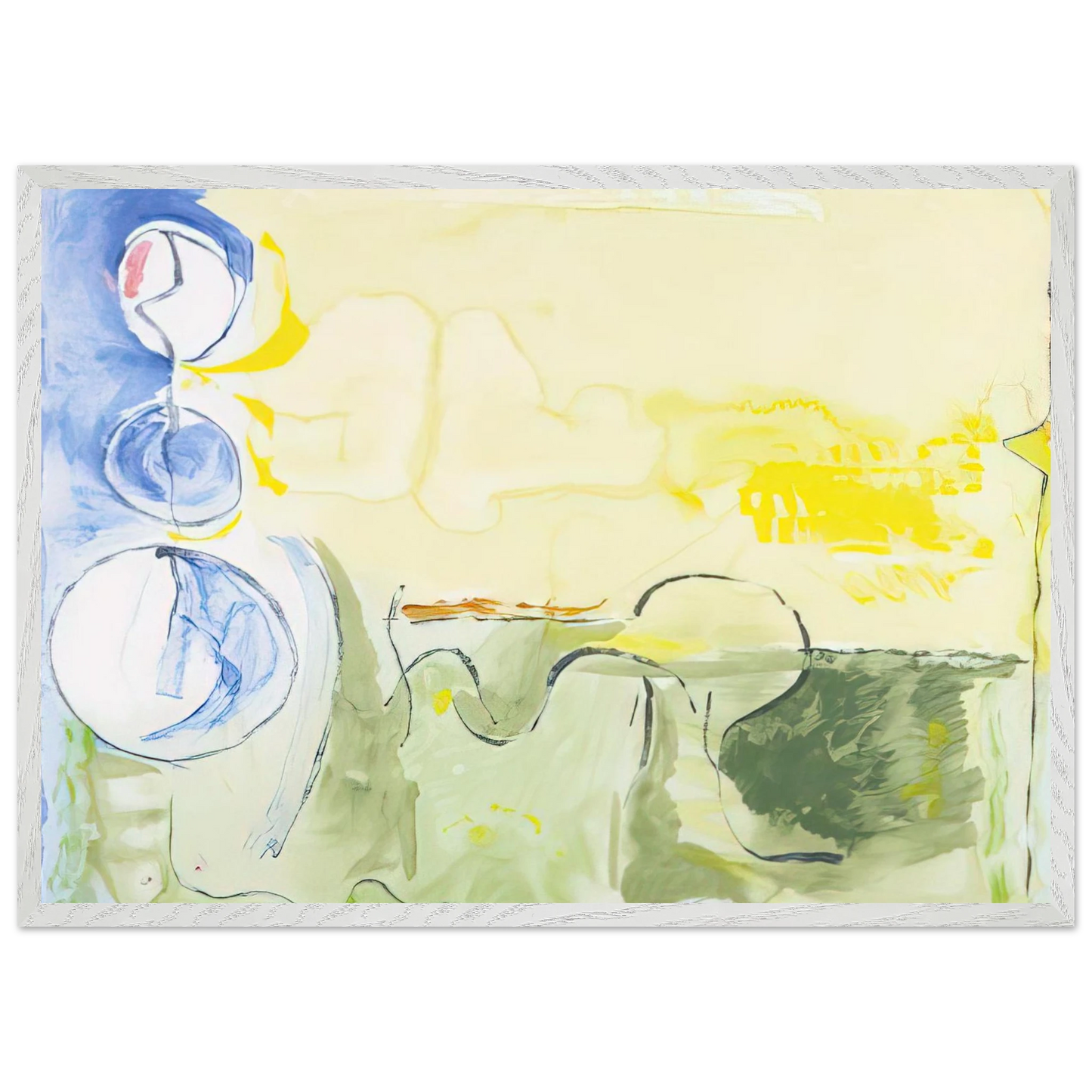 Helen Frankenthaler - Flotilla - 2006 Wall art - A1 (59.4 x 84.1  cm) - Fine Art Poster-canvas - -