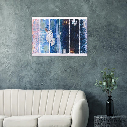 At Sea Japan - 1980 - Jennifer Bartlett Brushed Aluminum Print - 70x100 cm / 28x40 inches | Jennifer Bartlett Aluminum Print | Jennifer Bartlett Prints