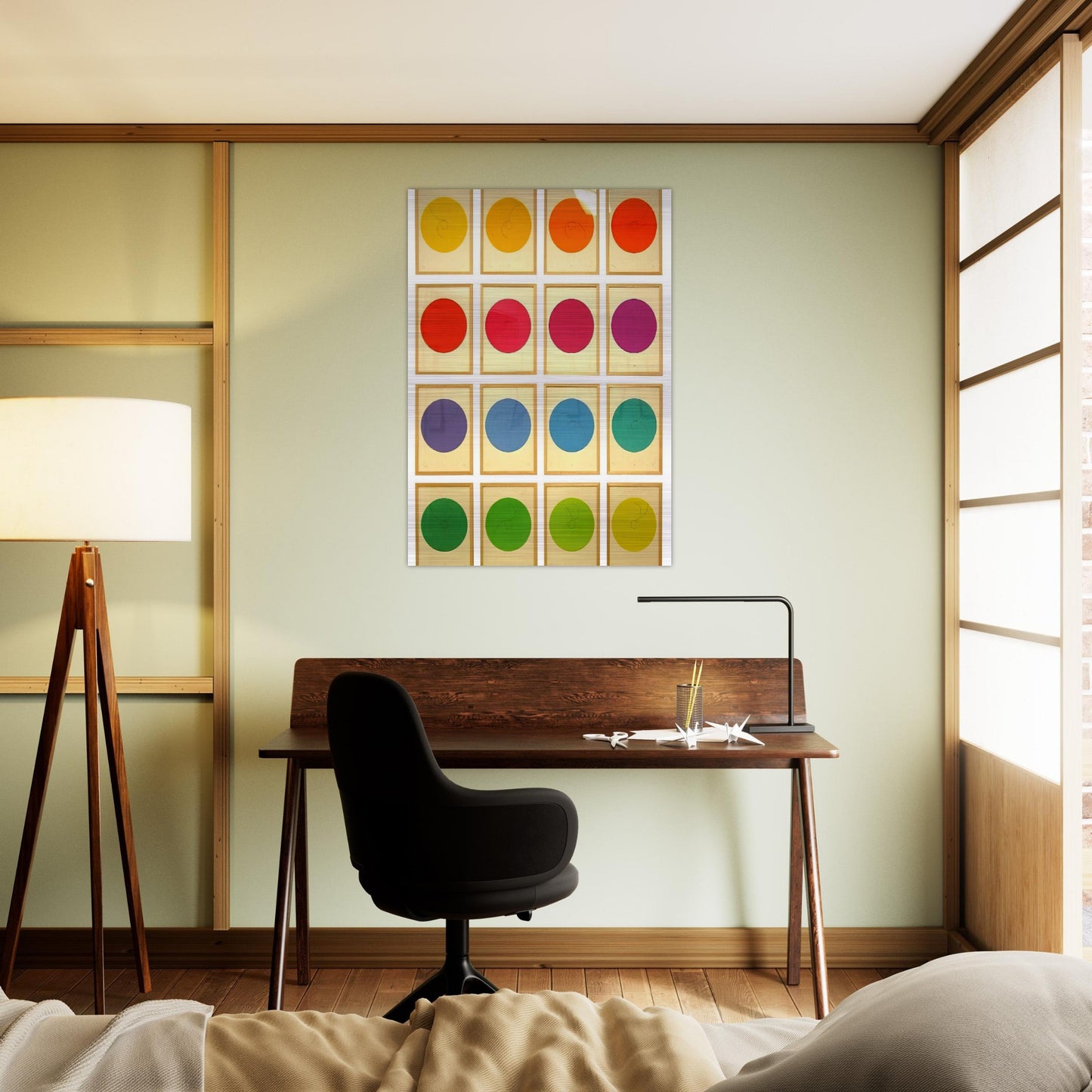 Constellations - 1974 - Max Bill Brushed Aluminum Print - 70x100 cm / 28x40 inches | Max Bill Aluminum Print | Max Bill Prints