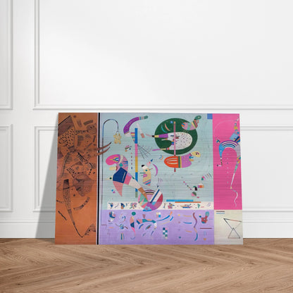 VARIOUS PARTS 1940 - Wassily Kandinsky Brushed Aluminum Print - 70x100 cm / 28x40 inches | Wassily Kandinsky Aluminum Print | Wassily Kandinsky Prints