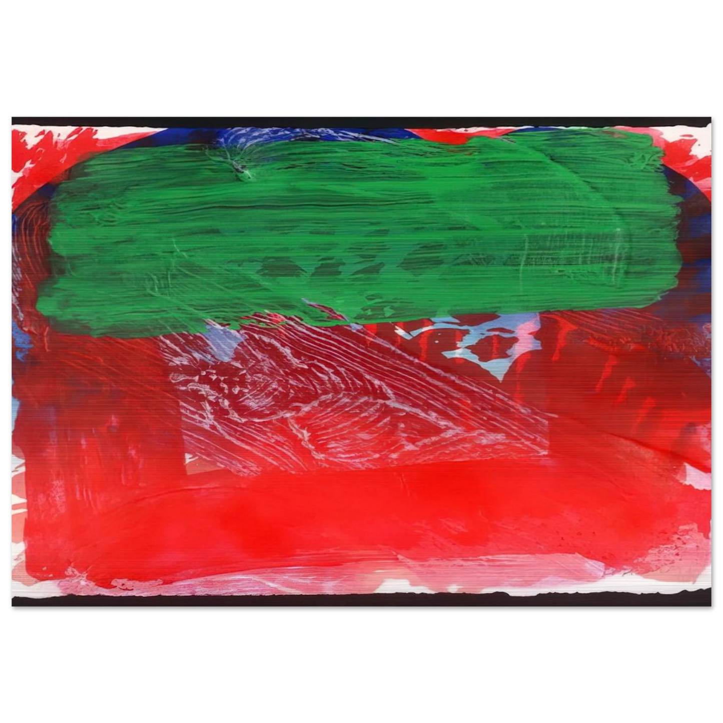 Strictly Personal - 2001 - Howard Hodgkin Brushed Aluminum Print - 70x100 cm / 28x40 inches | Howard Hodgkin Aluminum Print | Howard Hodgkin Prints