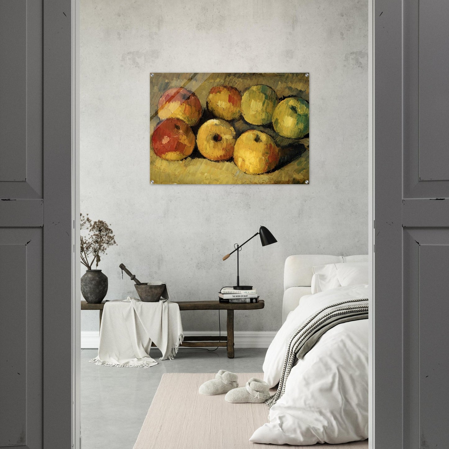 Apples - Paul Cézanne Acrylic Print - 70x100 cm / 28x40″ inches | Paul Cézanne Wall Art | Paul Cézanne Prints
