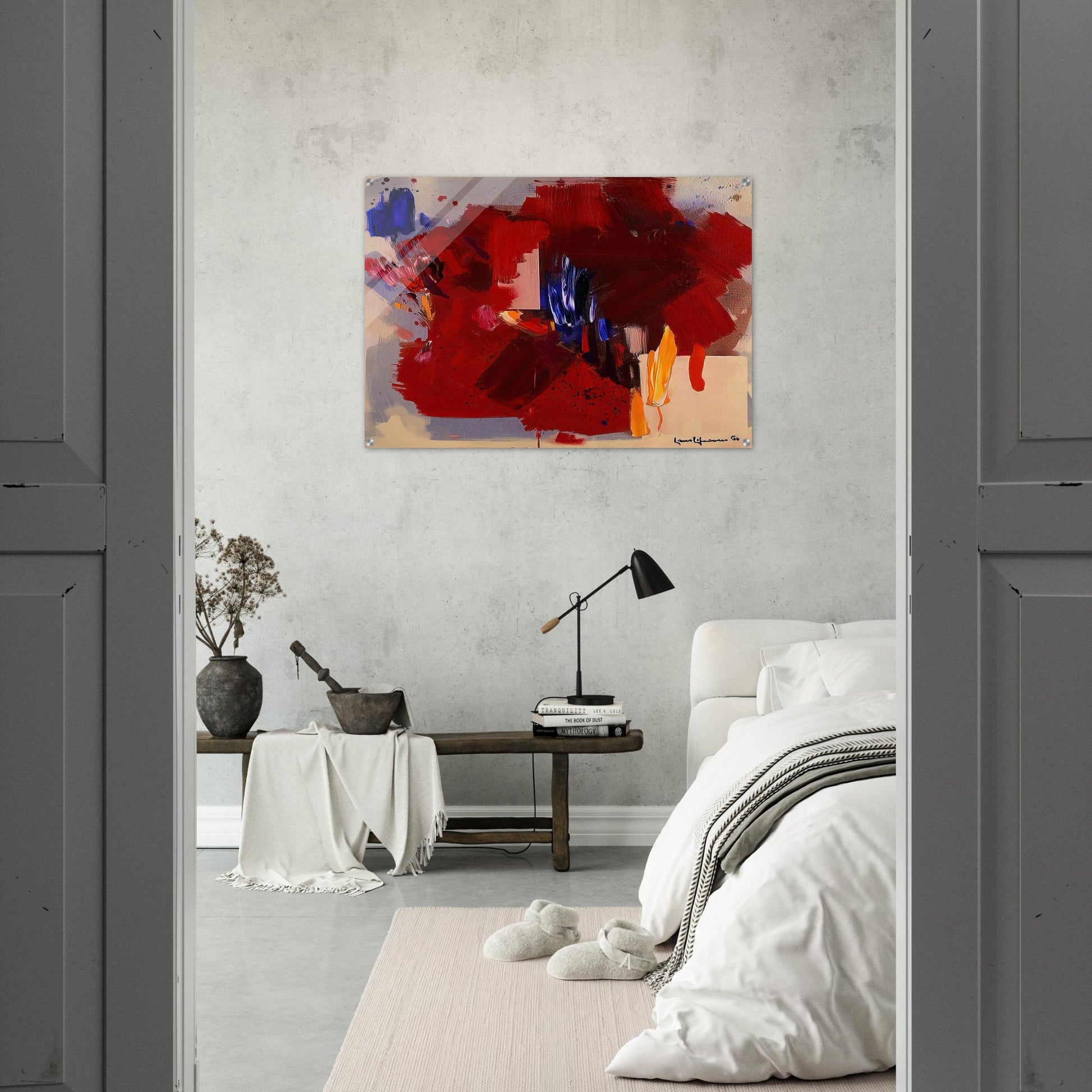 The Clash - Hans Hofmann Acrylic Print - 70x100 cm / 28x40″ inches | Hans Hofmann Wall Art | Hans Hofmann Prints