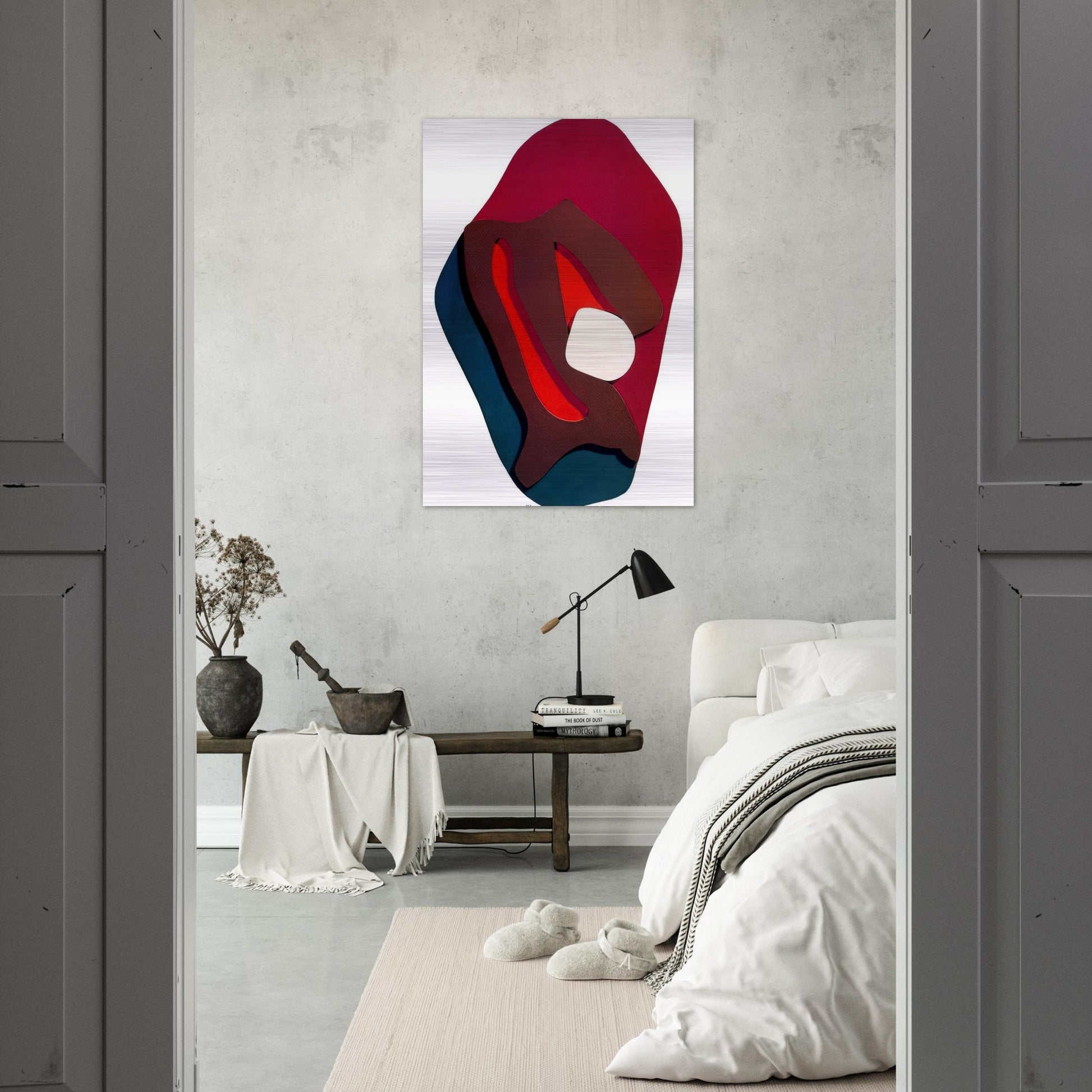 Enak s Tears. Terrestrial Forms - Jean Arp Brushed Aluminum Print - 70x100 cm / 28x40 inches | Jean Arp Aluminum Print | Jean Arp Prints
