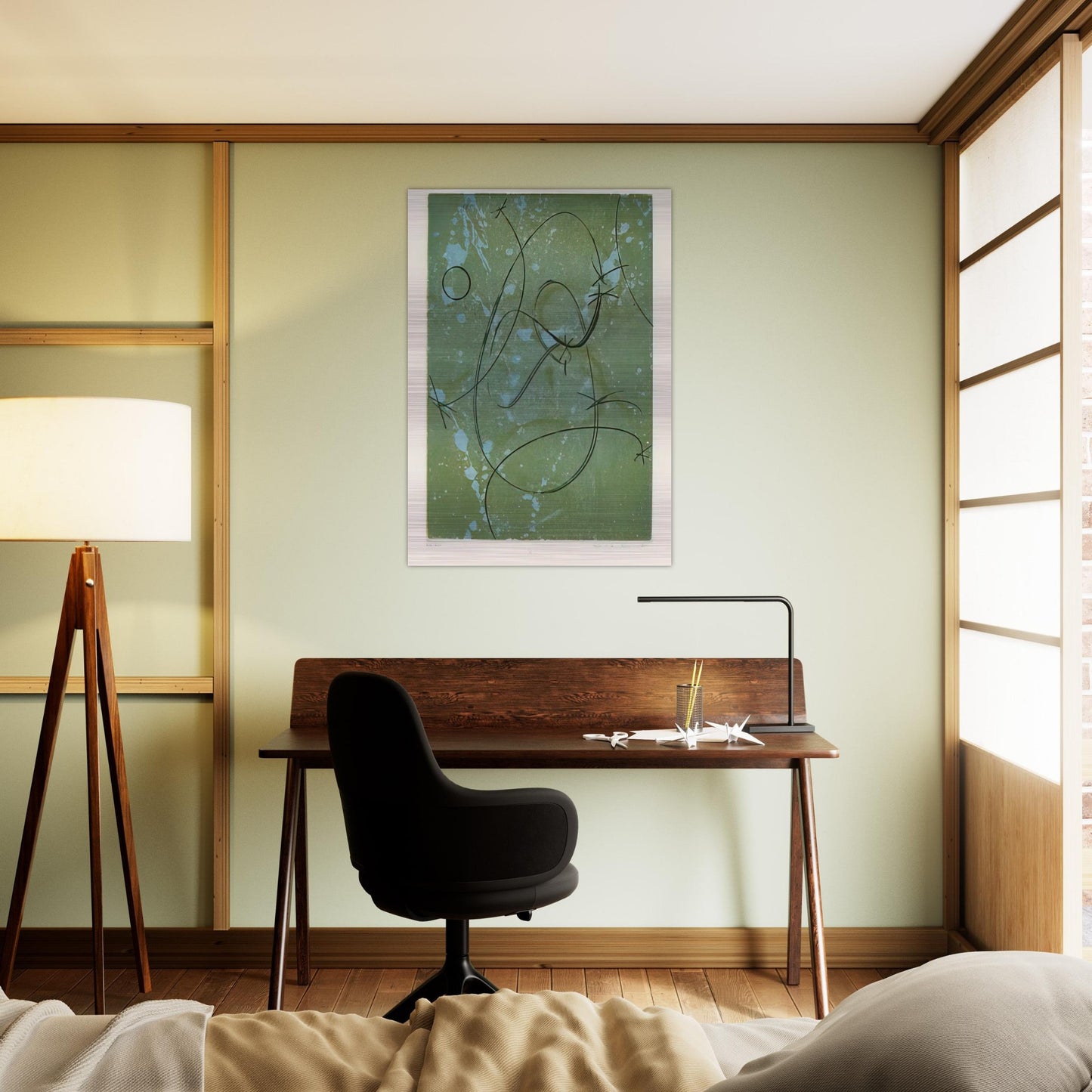 Homage to Marcel Duchamp - Max Ernst Brushed Aluminum Print - 70x100 cm / 28x40 inches | Max Ernst Aluminum Print | Max Ernst Prints