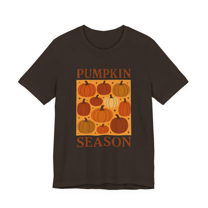 Pompoen Seizoen T-shirt voor Vrouwen Boho Pompoen
