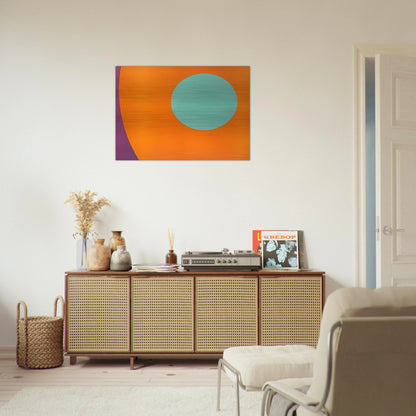 Untitled Abstract - 1962 - Alexander Liberman Brushed Aluminum Print - 70x100 cm / 28x40 inches | Alexander Liberman Aluminum Print | Alexander Liberman Prints