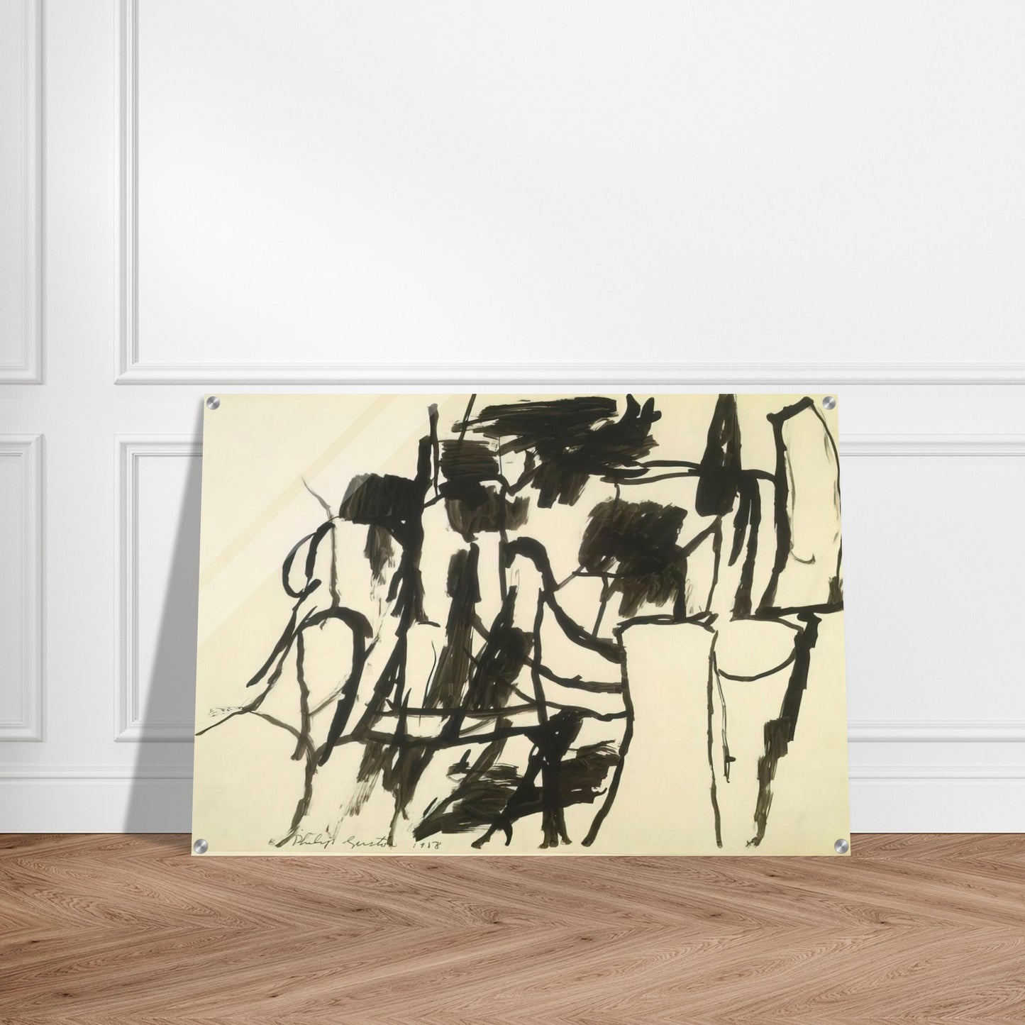 UNTITLED 4 - Philip Guston Acrylic Print - 70x100 cm / 28x40″ inches | Philip Guston Wall Art | Philip Guston Prints