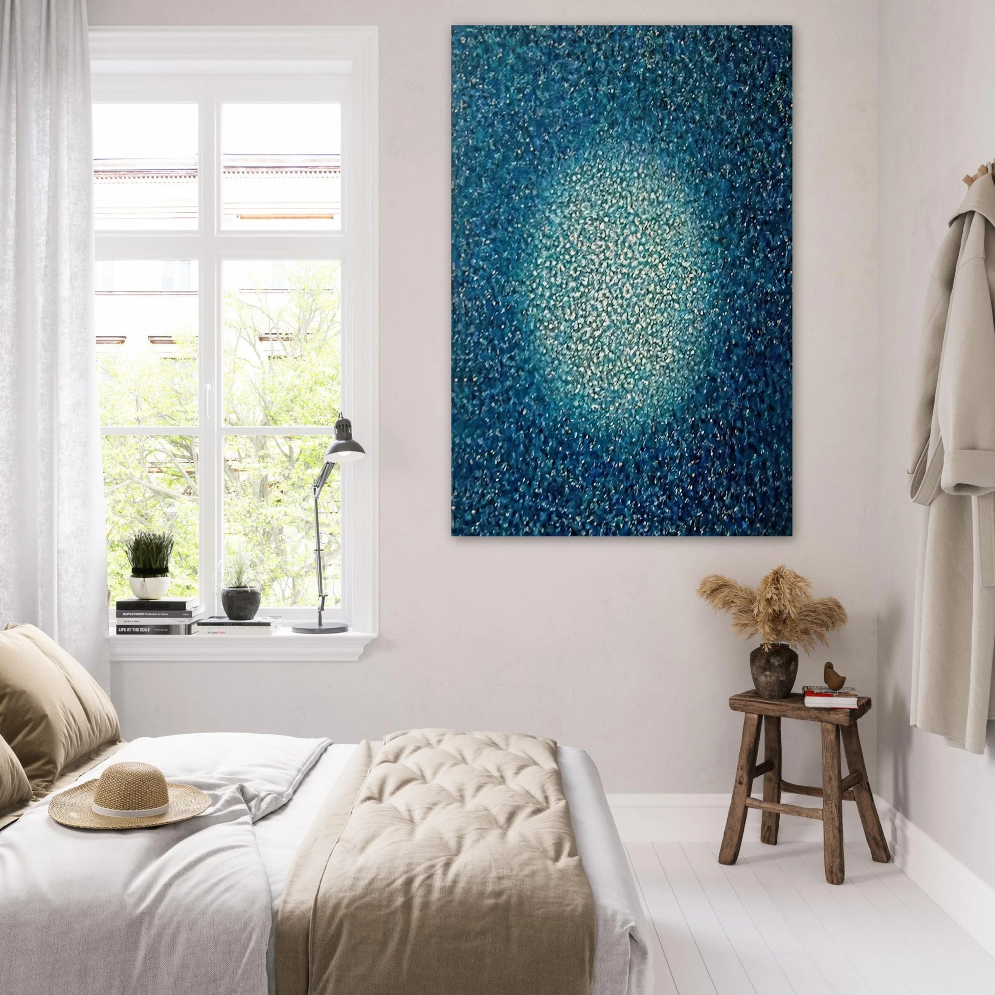 Blue Prescence - 1970 - Richard Pousette-Dart Art Prints - 100x150 cm / 40x60″ inches | Richard Pousette-Dart Poster | Richard Pousette-Dart Prints