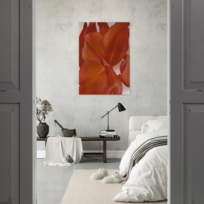 Red Cannas - Georgia O'Keeffe Brushed Aluminum Print - 70x100 cm / 28x40 inches | Georgia O'Keeffe Aluminum Print | Georgia O'Keeffe Prints