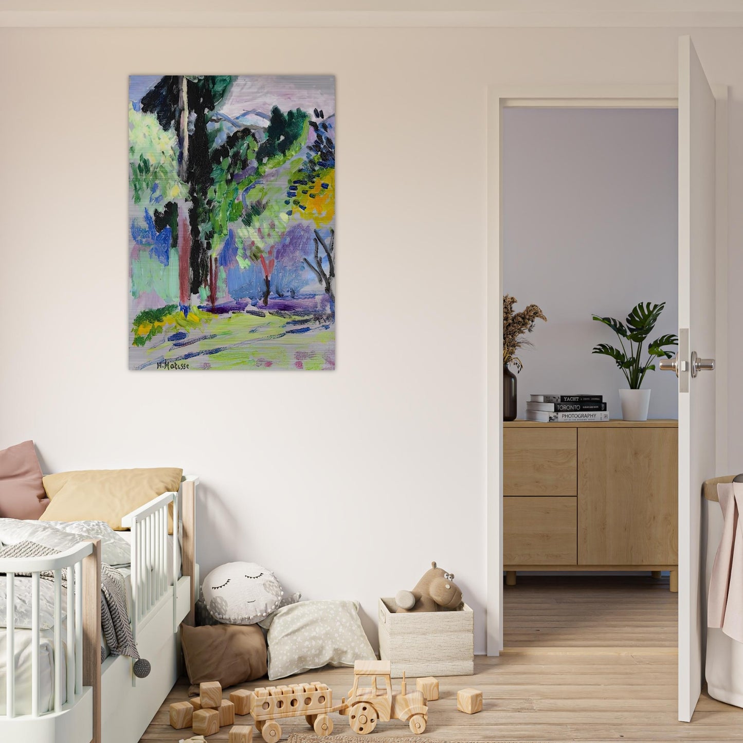 PAYSAGE A COLLIOURE 1905 - Henri Matisse Brushed Aluminum Print - 70x100 cm / 28x40 inches | Henri Matisse Aluminum Print | Henri Matisse Prints