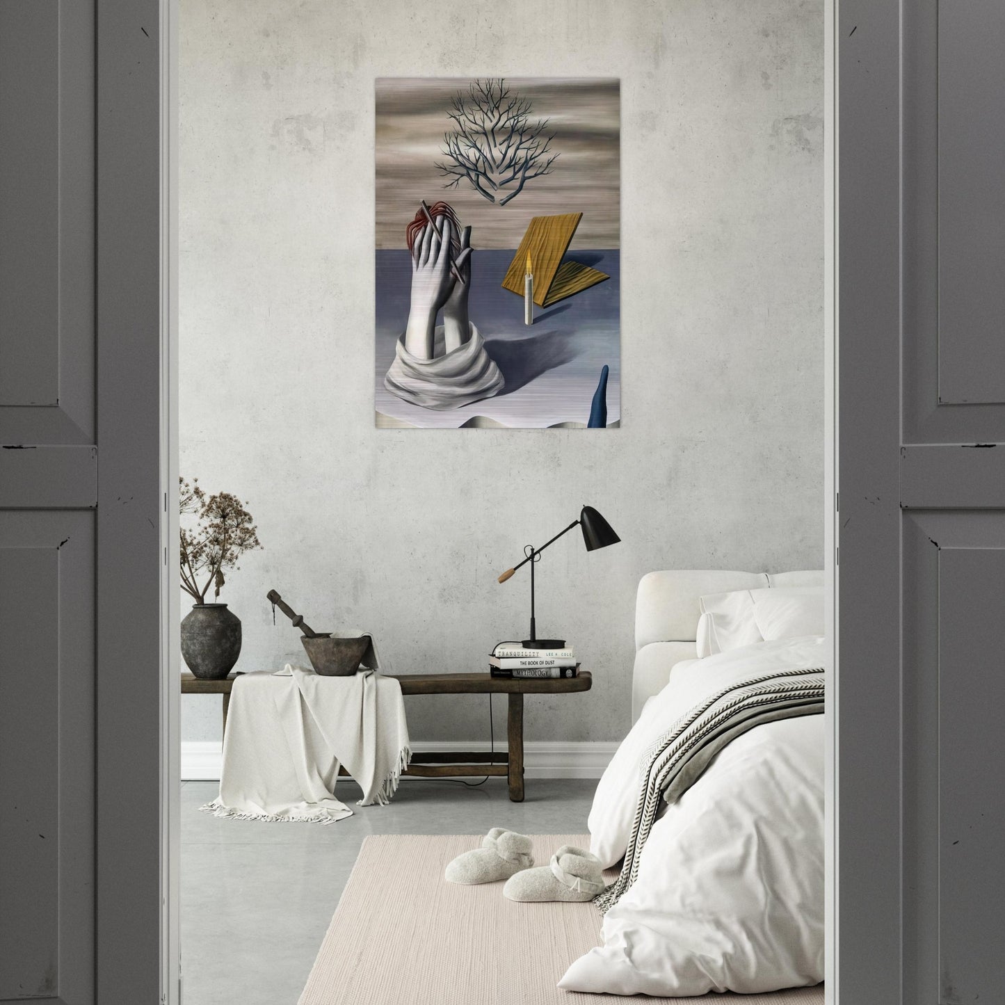 THE DAWN OF CAYENNE 1926 - Rene Magritte Brushed Aluminum Print - 70x100 cm / 28x40 inches | Rene Magritte Aluminum Print | Rene Magritte Prints