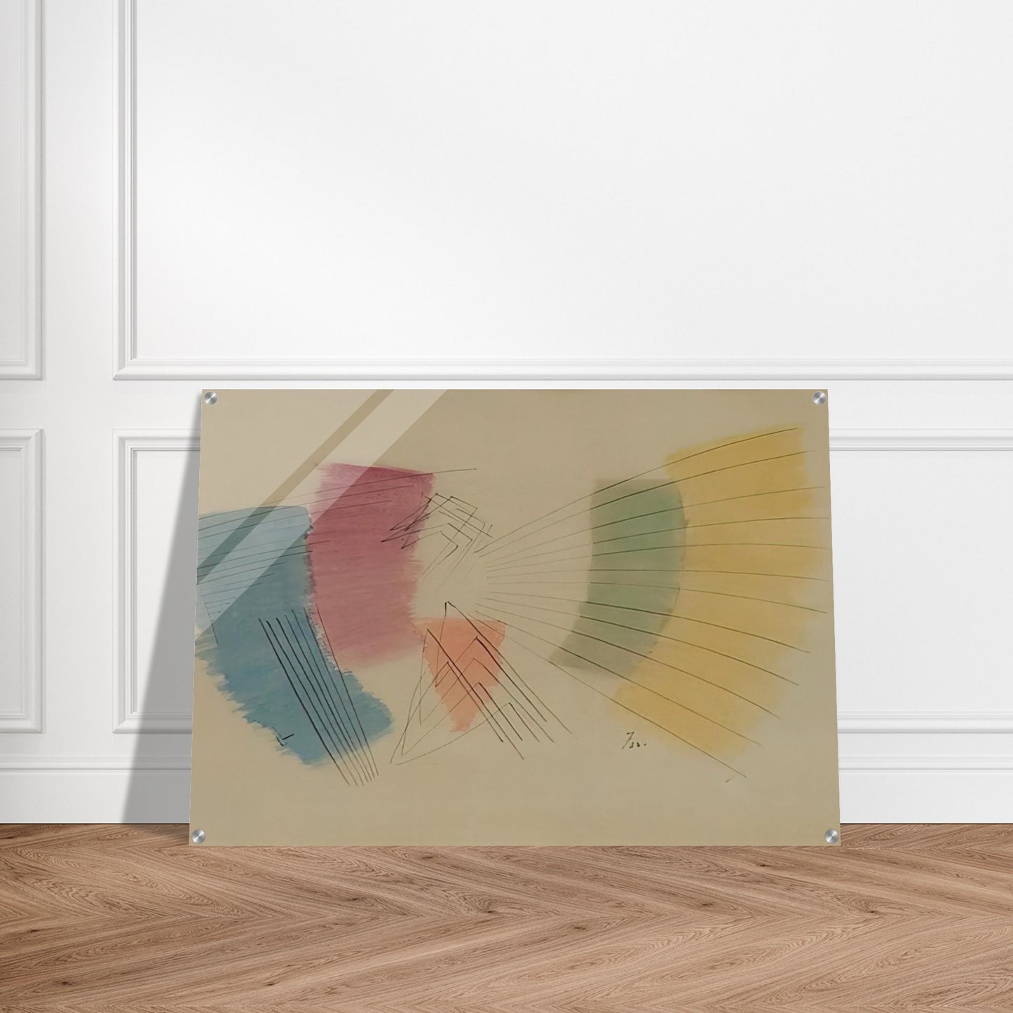 Untitled - 1933 - John Ferren Acrylic Print - 70x100 cm / 28x40″ inches