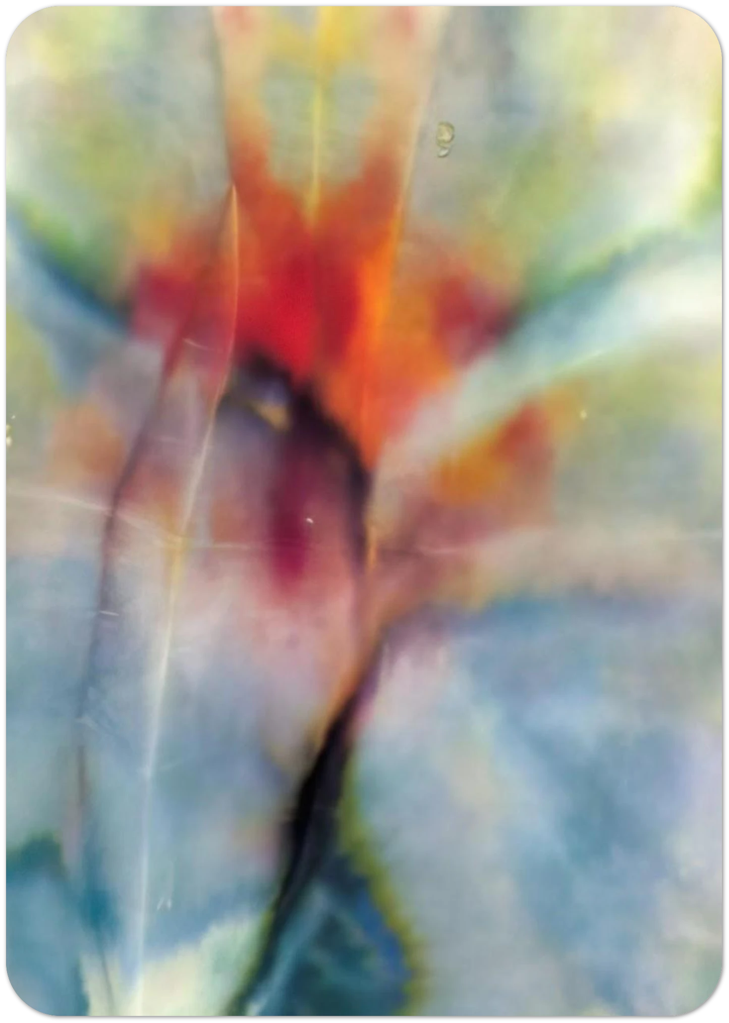 Abstraction By Sam Gilliam Pack of 10 Post Cards | Sam Gilliam Post Cards | A6 (10.5 x 14.8 cm) - 4.1 x 5.8 inches