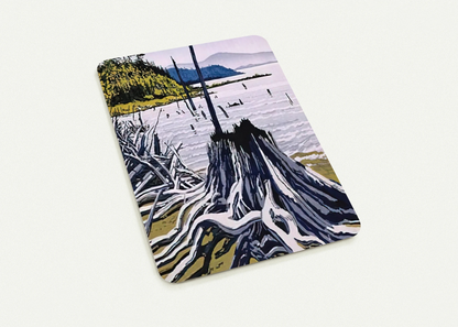 Flotsam-Allagash - 1995 By Neil Welliver Pack of 10 Post Cards | Neil Welliver Post Cards | A6 (10.5 x 14.8 cm) - 4.1 x 5.8 inches