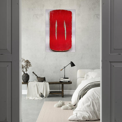 Old Flame - 1974 - Ron Gorchov Brushed Aluminum Print - 70x100 cm / 28x40 inches | Ron Gorchov Aluminum Print | Ron Gorchov Prints