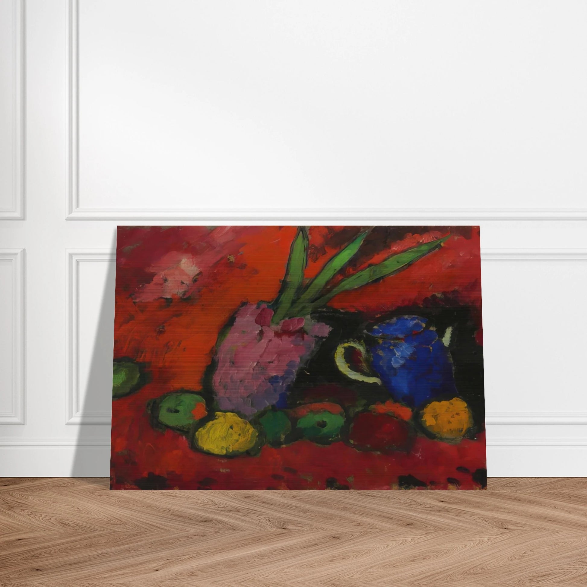 STILL LIFE 1912 - Alexej von Jawlensky Brushed Aluminum Print - 70x100 cm / 28x40 inches | Alexej von Jawlensky Aluminum Print | Alexej von Jawlensky Prints
