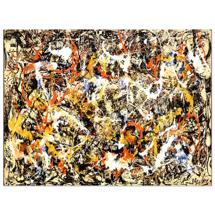 Jackson Pollock - CONVERGENCE 1952  75x100 cm / 30x40inches Fine Art Poster