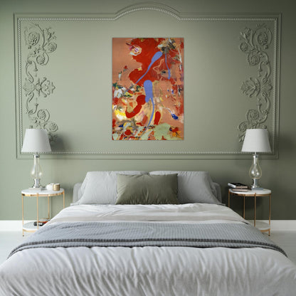 Aquatic Garden - Hans Hofmann Brushed Aluminum Print - 70x100 cm / 28x40 inches | Hans Hofmann Aluminum Print | Hans Hofmann Prints