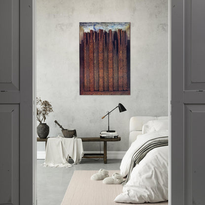 Dadaville - Max Ernst Brushed Aluminum Print - 70x100 cm / 28x40 inches | Max Ernst Aluminum Print | Max Ernst Prints